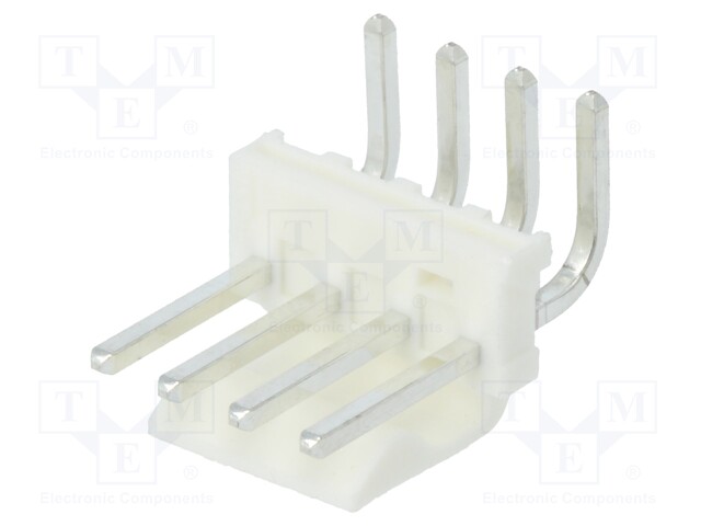 Socket; wire-board; male; KK 396; 3.96mm; PIN: 4; THT; 7A; tinned