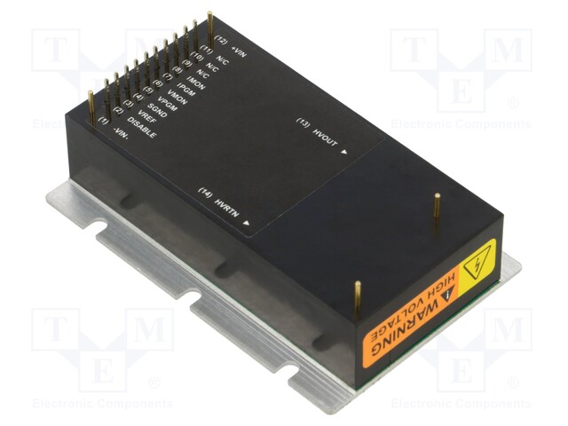 Converter: DC/DC; Uin: 22÷30V; Uout: 0÷-350VDC; Iin: 85.7mA; DAP