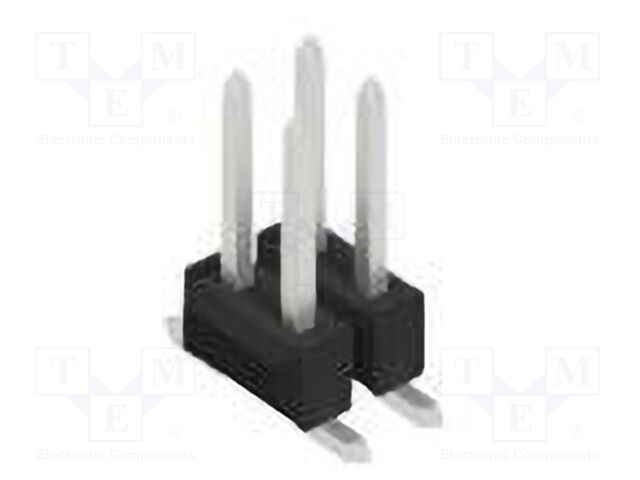 Connector: pin strips; pin header; male; PIN: 4; 2.54mm; SMT; 2x2
