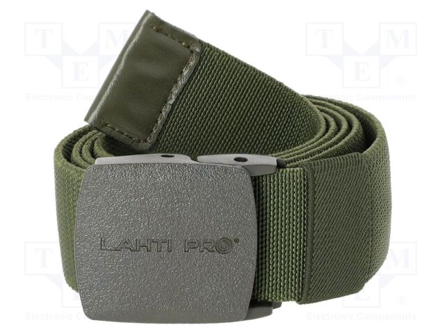 Trousers belt; green; L: 1200mm; W: 37mm