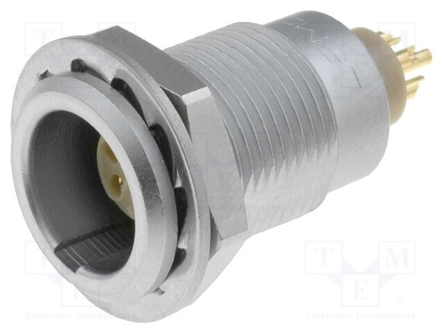 Connector: circular; Series: 0B; socket; female; soldering; PIN: 7