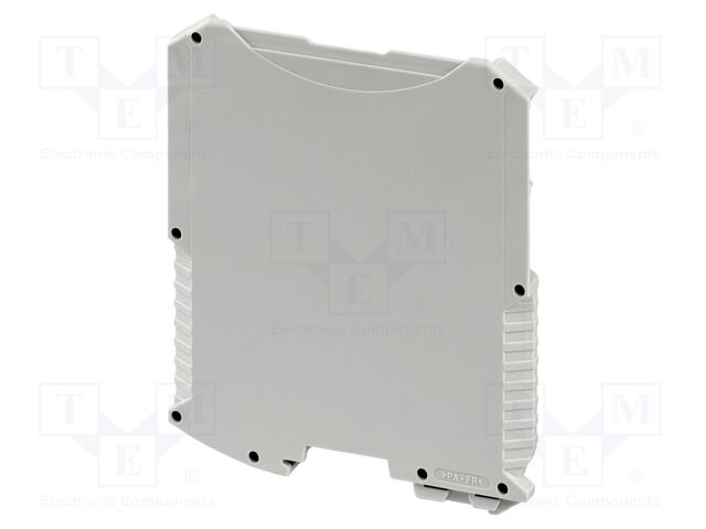 Housing half; left; grey; UL94V-0; ME MAX 2-2; PA; X: 6.3mm; Y: 99mm