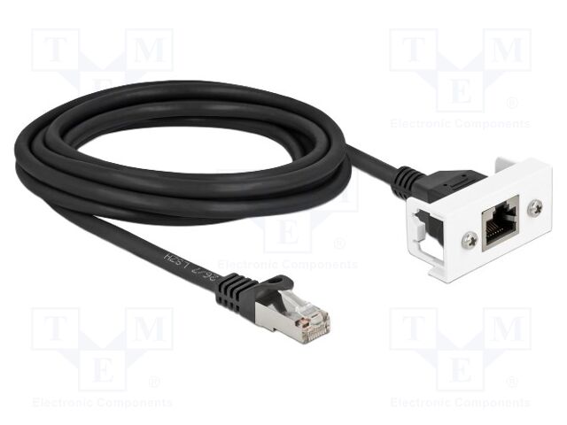 Easy 45; RJ45 socket,RJ45 plug; on panel,in housing,push-in