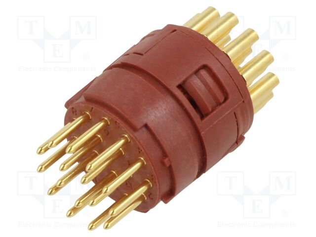 Connector: M23; PIN: 16; soldering; 100V; 7A; Series: EPIC