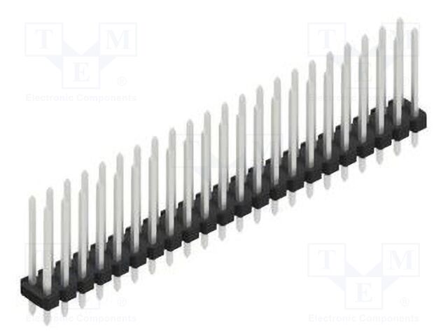 Connector: pin strips; pin header; male; PIN: 44; 2.54mm; THT; 2x22