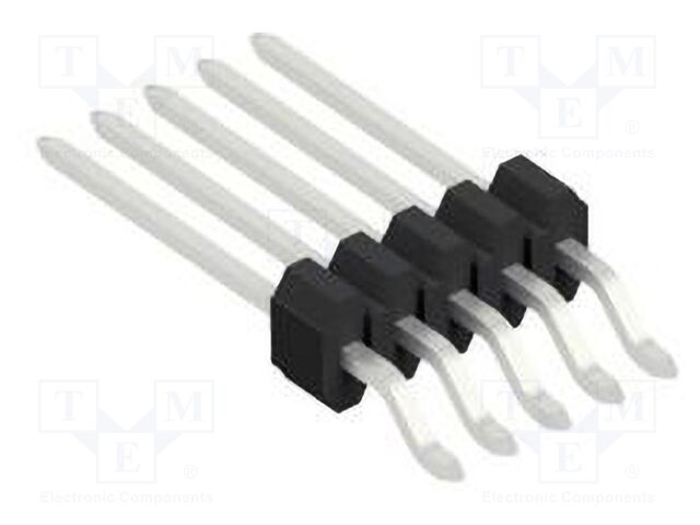 Connector: pin strips; pin header; male; PIN: 5; 1.27mm; SMT; 1x5