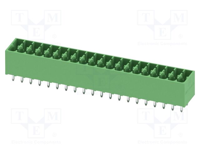 PCB headers, nominal cross section: 1.5 mm?, color: green, n