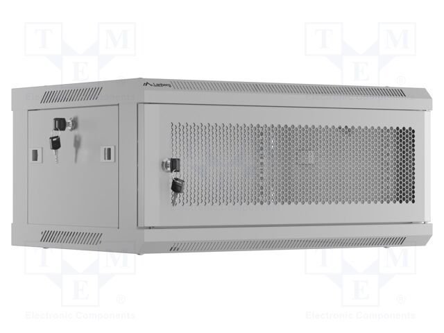 Enclosure: rack cabinet; Standard: 19"; 4U; grey; Z: 450mm; X: 600mm