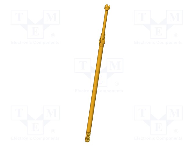Needle-like test probe; Operational spring compression: 4.3mm