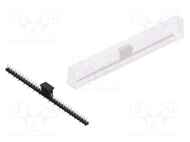 Connector: pin strips; pin header; male; PIN: 32; 2.54mm; SMT; 1x32