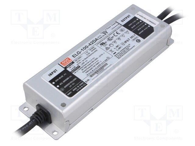 Power supply: switched-mode; Communication: DALI; LED; 95.76W