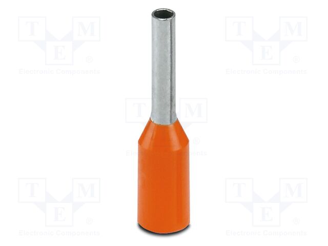 Tip: bootlace ferrule; insulated; copper; 0.5mm2; Bit len: 6mm