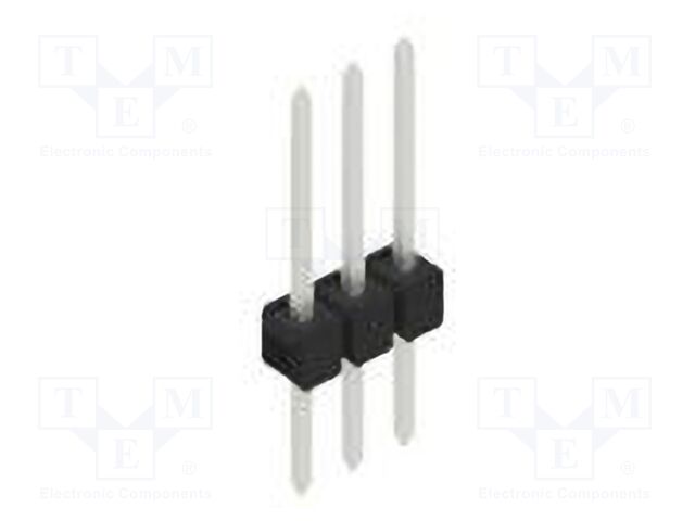 Connector: pin strips; pin header; male; PIN: 3; 2.54mm; THT; 1x3