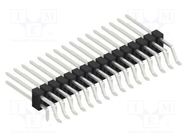 Connector: pin strips; pin header; male; PIN: 32; 2.54mm; SMT,THT