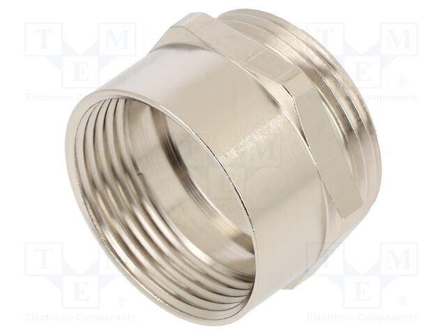 Threaded flange; PG21; brass; SKINDICHT® ZS; for cable glands
