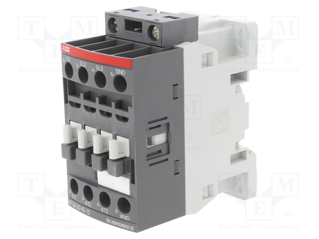 Contactor: 3-pole; NO x3; Auxiliary contacts: NO; 100÷250VAC; 9A