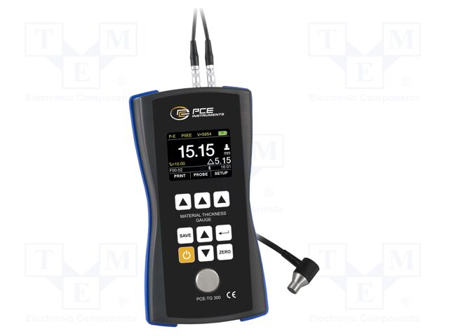 Tester: thickness; LCD TFT 2,4"; 0,65÷600mm; Bluetooth,USB mini