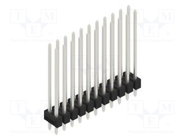 Connector: pin strips; pin header; male; PIN: 22; 2.54mm; THT; 2x11