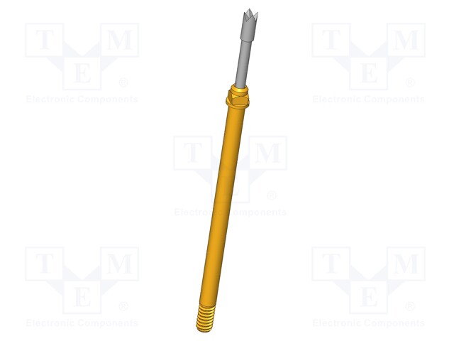 Test needle; Operational spring compression: 4mm; 5A; Ø: 1.3mm