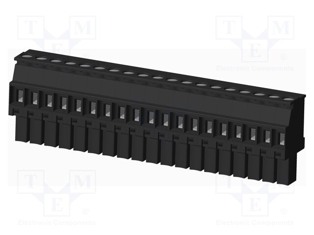 Connector: pluggable terminal block; plug; female; angled 90°