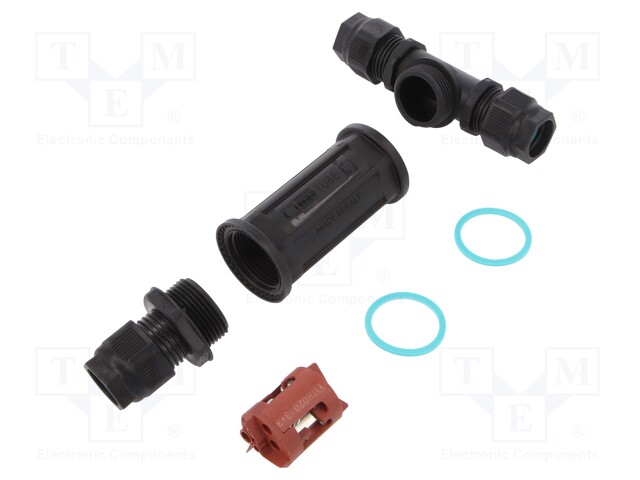 Connector: AC supply; screw terminal; TH402; 7÷13.5mm; 0.5÷4mm2