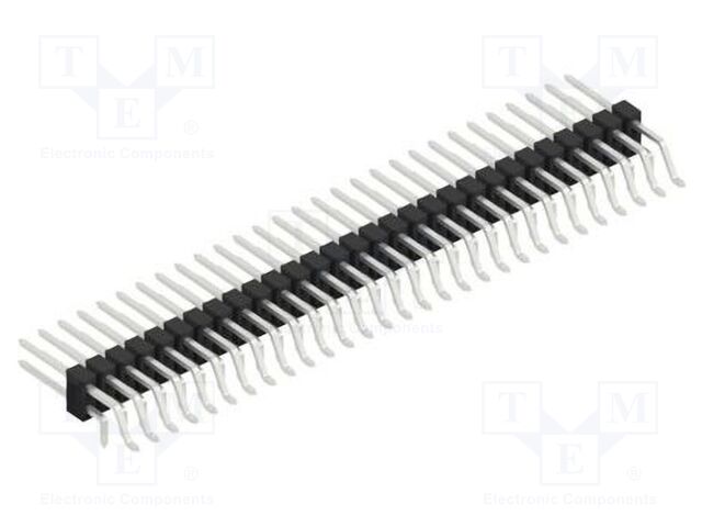 Connector: pin strips; pin header; male; PIN: 58; 2.54mm; SMT,THT
