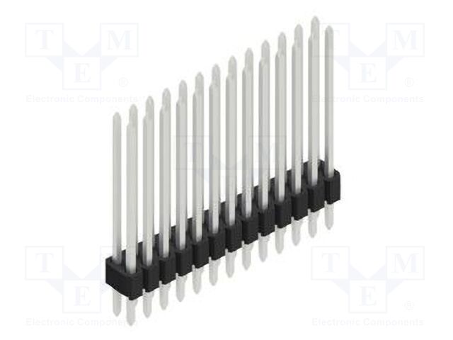 Connector: pin strips; pin header; male; PIN: 26; 1.27mm; THT; 2x13