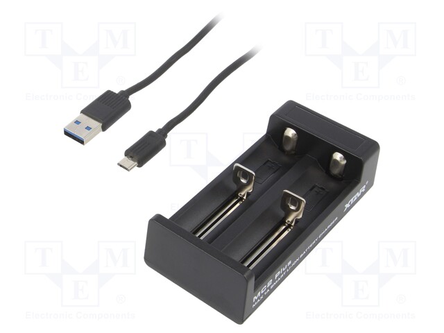 Charger: microprocessor-based; Li-Ion; 1A; Cells quantity: 2