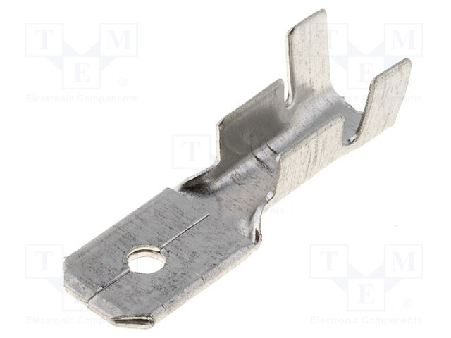 Terminal: flat; 6.3mm; 0.8mm; male; 1.5÷2.5mm2; crimped; for cable