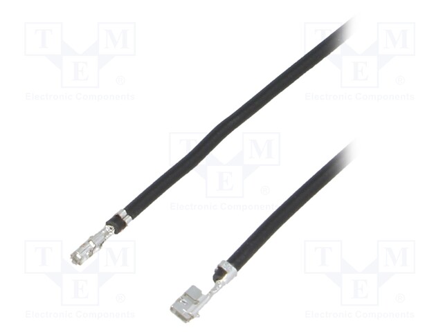 Contact; female; 24AWG; MicroClasp; tinned; for cable; Len: 0.3m