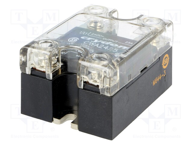 Relay: solid state; Ucntrl: 90÷280VAC; 10A; 24÷280VAC; -40÷80°C