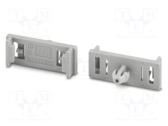 Fixing element; L: 7.9mm; W: 8mm; H: 21.6mm; Body: grey