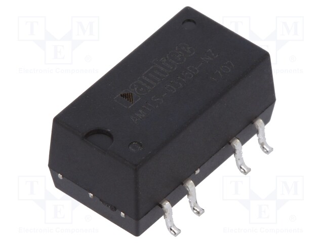 Converter: DC/DC; 1W; Uin: 2.97÷3.63V; Uout: 15VDC; Uout2: -15VDC