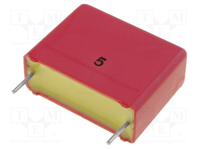 Capacitor: polypropylene; 47nF; 22.5mm; ±5%; 10.5x20.5x26.5mm