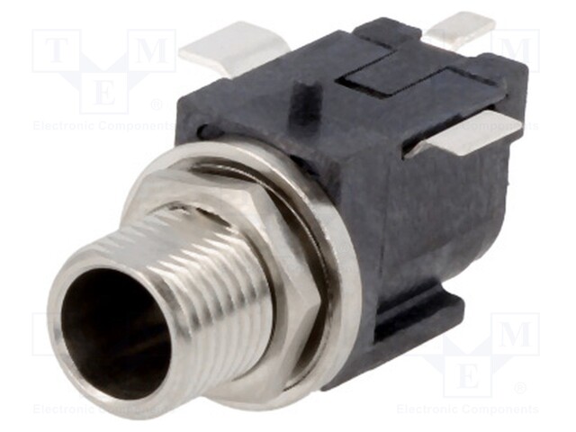 Socket; DC supply; male; with on/off switch,with locating post