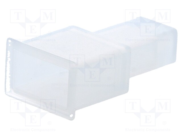 Male; straight; Connector accessories: terminals cover