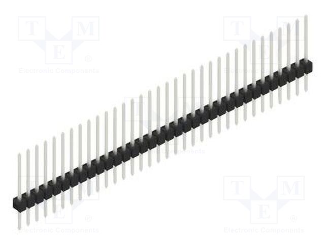 Connector: pin strips; pin header; male; PIN: 34; 2.54mm; THT; 1x34