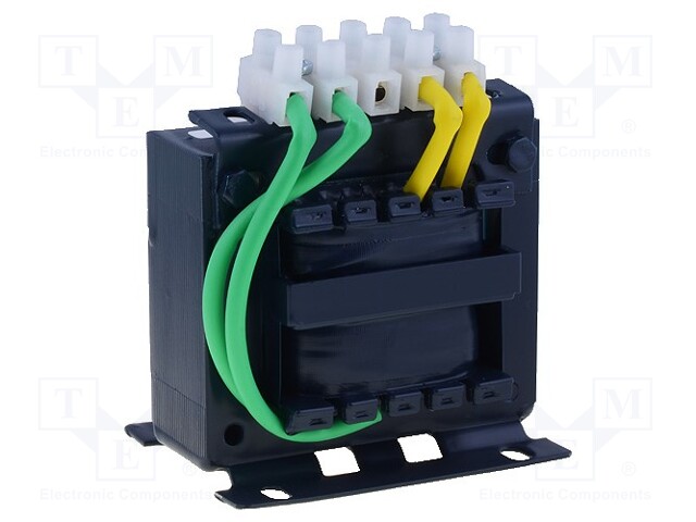 Transformer: mains; 80VA; 230VAC; 24V; Leads: terminal block; 1.3kg