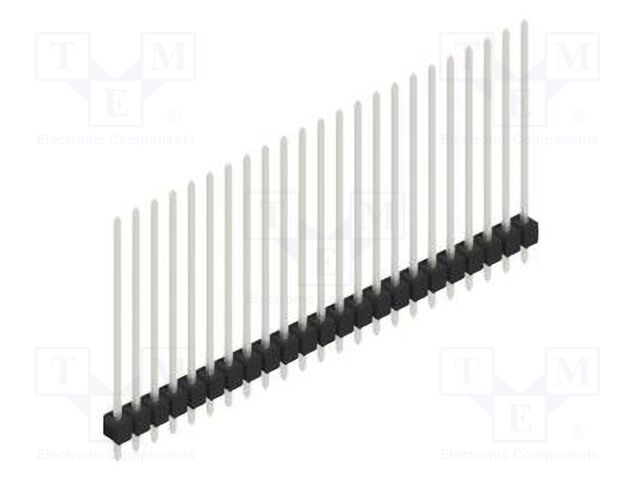 Connector: pin strips; pin header; male; PIN: 23; 2.54mm; THT; 1x23