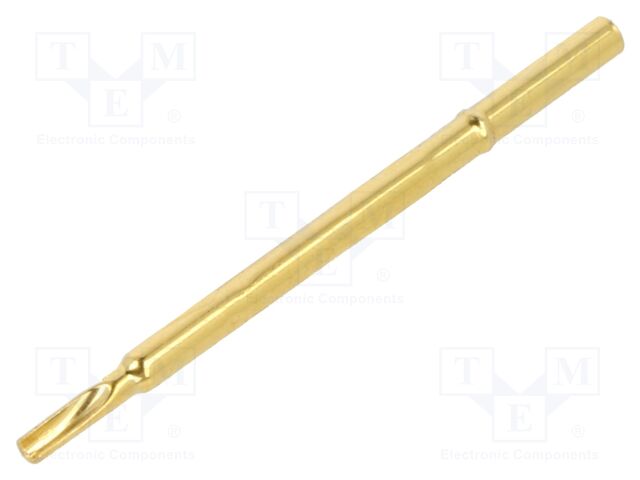Test probe socket; Contact plating: gold-plated; soldered; 30mm