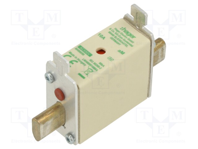 Fuse: fuse; aM; 10A; 690VAC; industrial; NH000