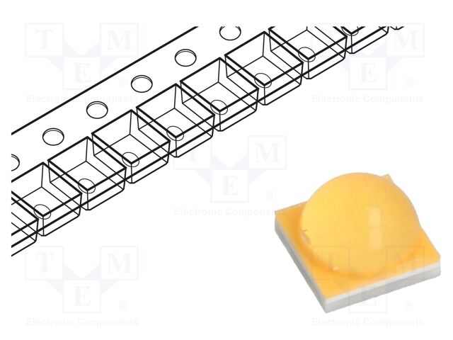 Power LED; white warm; 110°; 350mA; Pmax: 5W; 100÷140lm; CRImin: 90