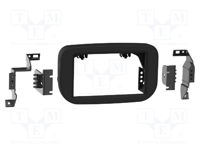 Radio frame; Ford; 2 DIN; black
