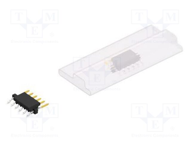 Connector: pin strips; pin header; male; PIN: 6; 2mm; SMT; 1x6; 100V
