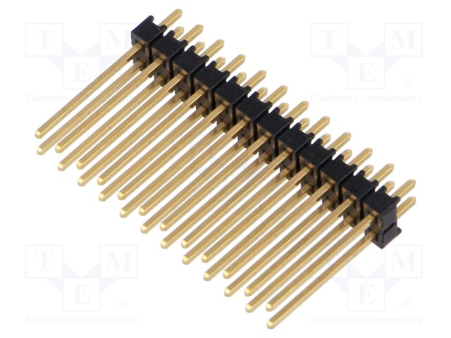 Connector: pin strips; pin header; male; PIN: 24; straight; 2.54mm