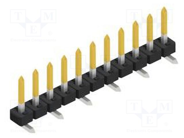 Connector: pin strips; pin header; male; PIN: 11; 2mm; SMT; 1x11