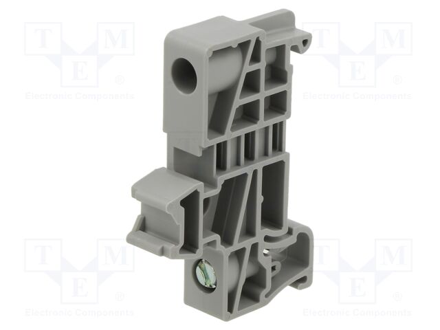 Holder; grey; Width: 9.5mm; TS32,TS35; Ht: 35.3mm; L: 50.5mm