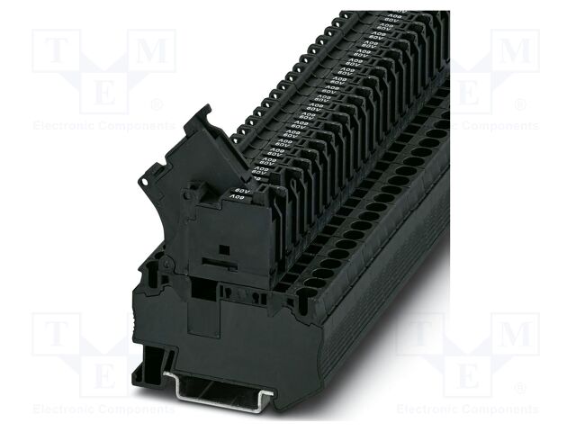 Splice terminal: rail; PA; terminals: 2; W: 6.2mm; H: 61.5mm