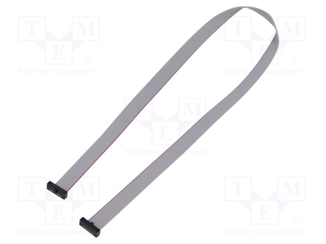 Ribbon cable with IDC connectors; Tape ph: 0.64mm; 457.2mm