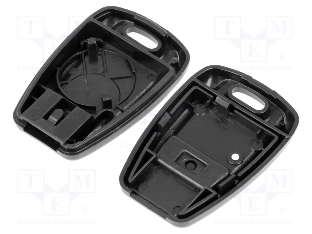 Enclosure: for remote controller; plastic; black; Fiat; MINITOOLS